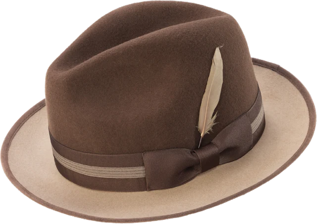 Brown fedora from the Fall Winter 2026 collection